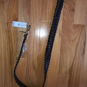 Nwt brown braided belt